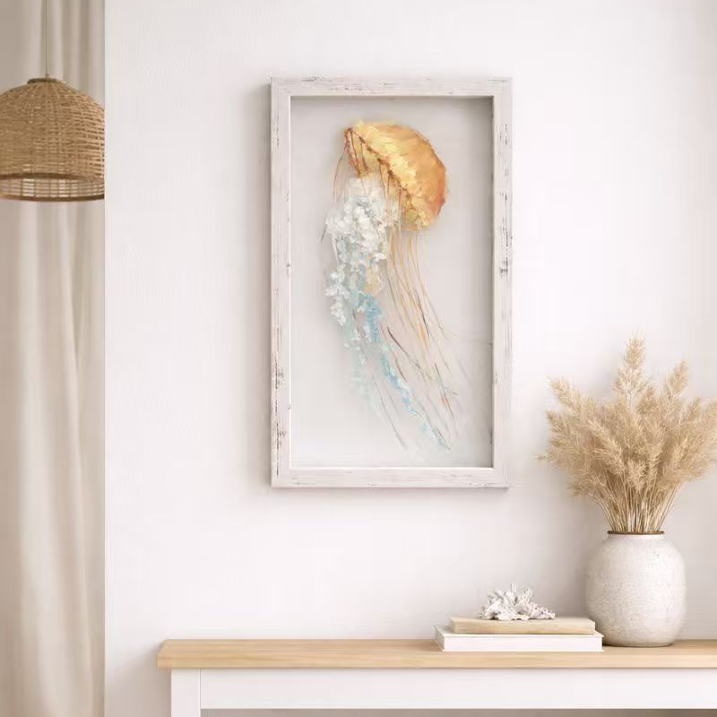 Textured Jellyfish Wall Art
