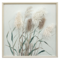 Textured Cotton Grass Wall Art