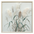 Textured Cotton Grass Botanical Wall Art