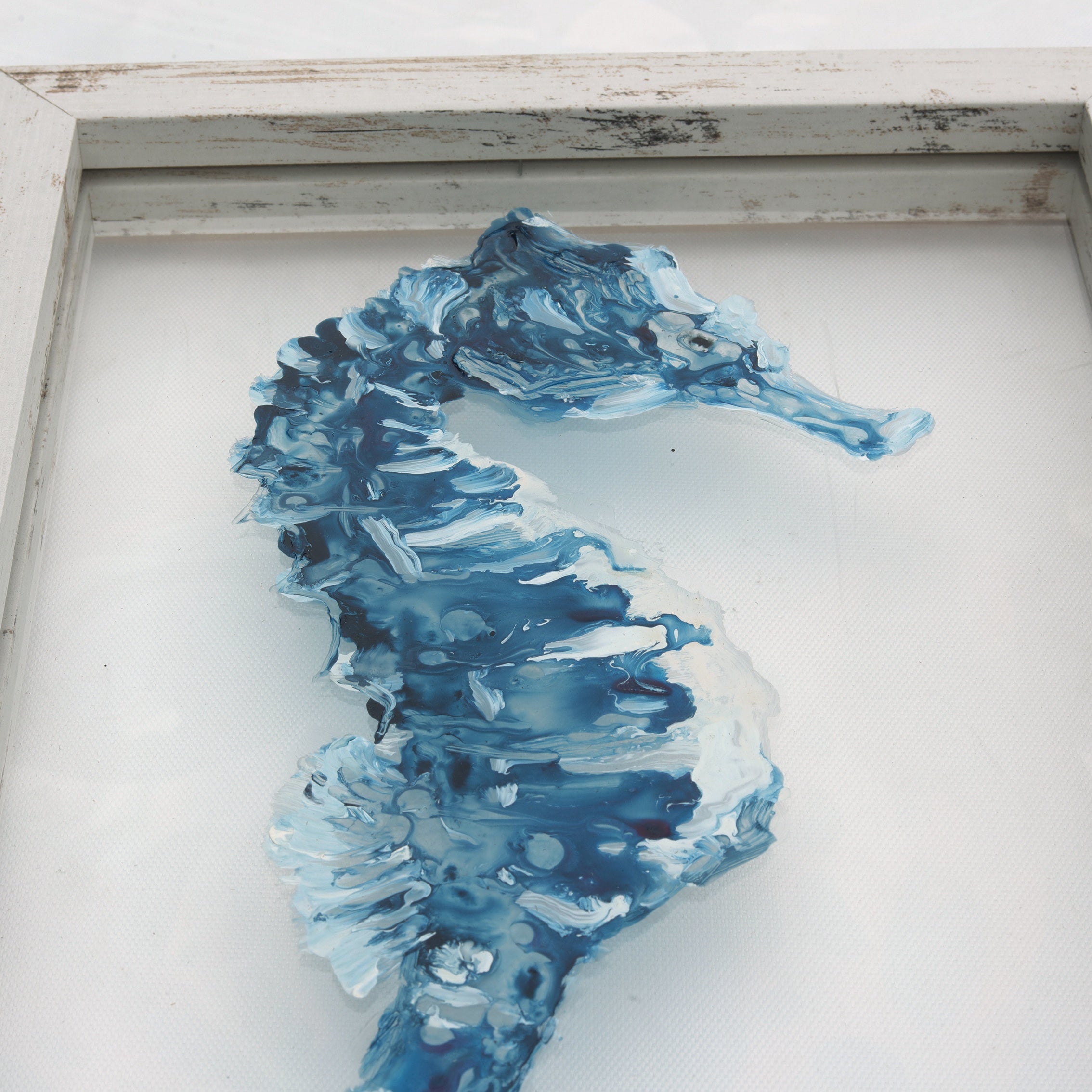 Textured Seahorse Wall Art