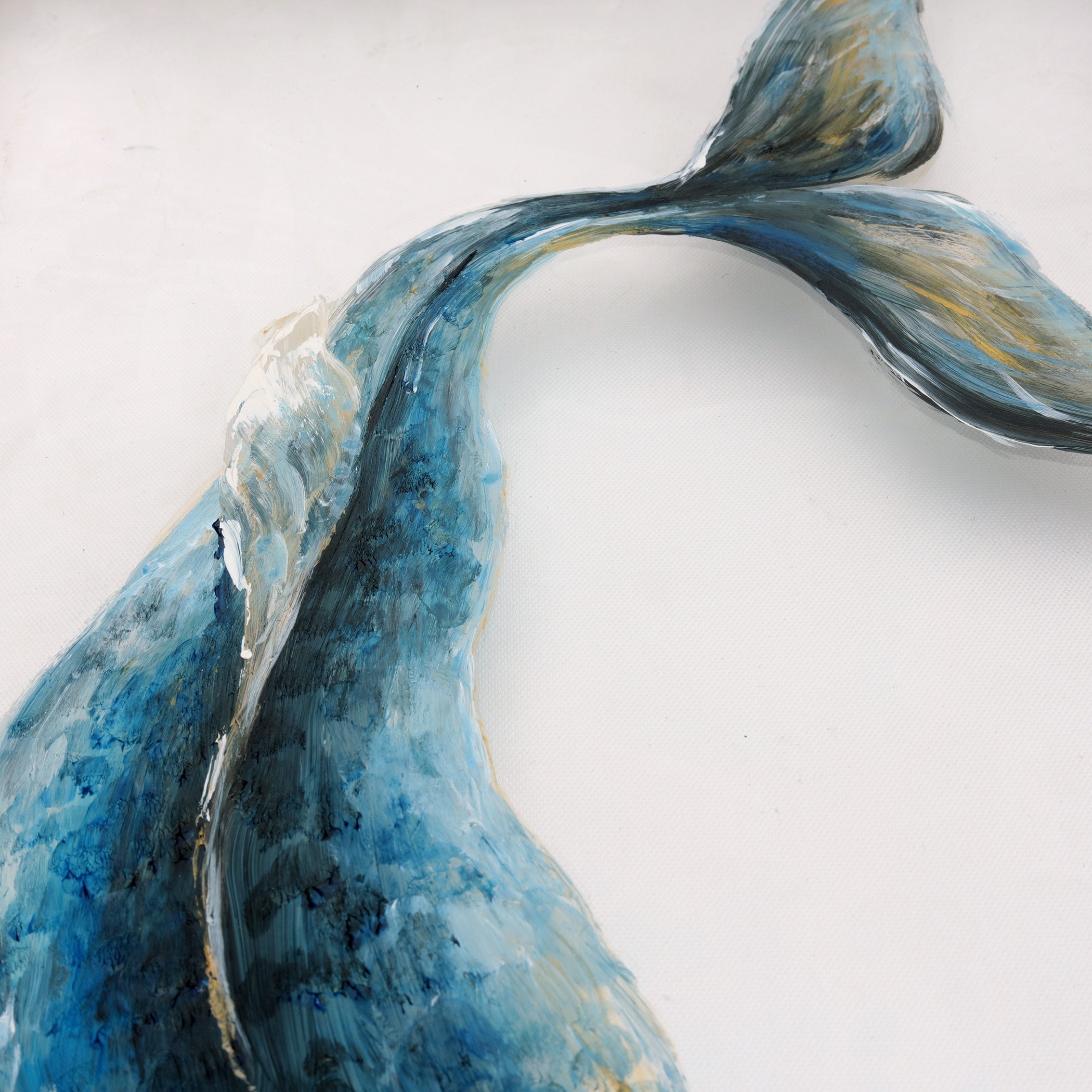 Abstract Ocean Textured Wall Art