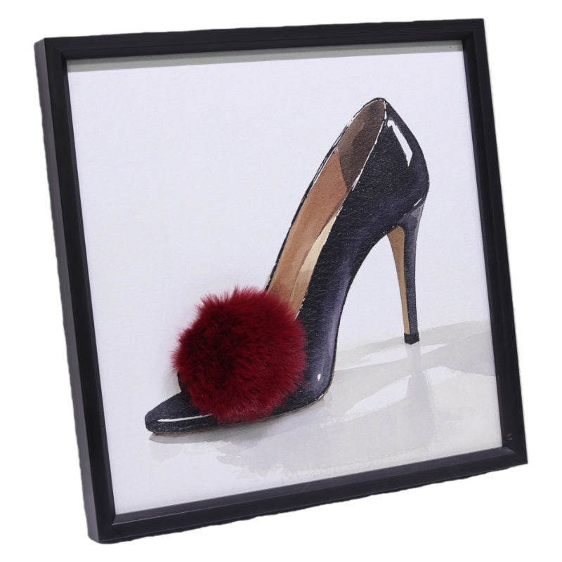 Textured High Heel Wall Art