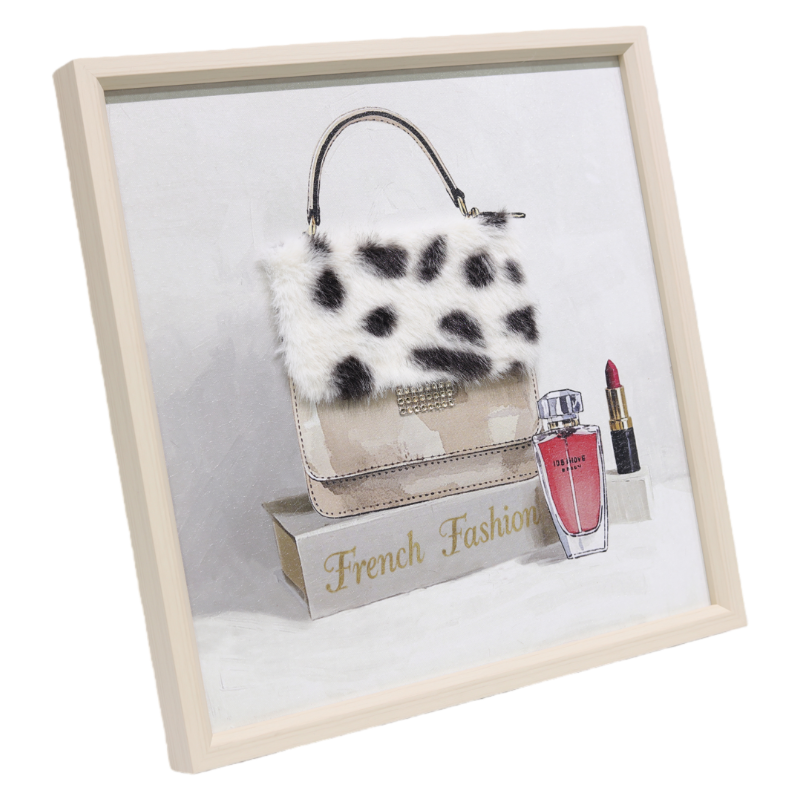 Textured Handbag & Perfume Wall Art