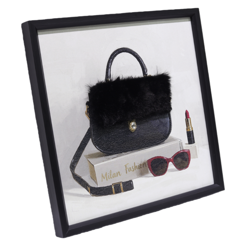 Textured Handbag & Accessories Wall Art